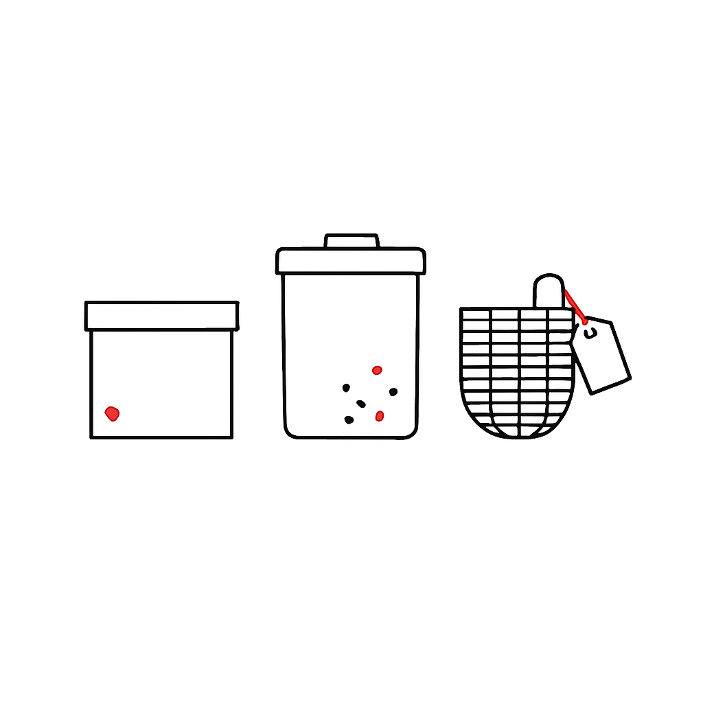 Les essentiels de rangement