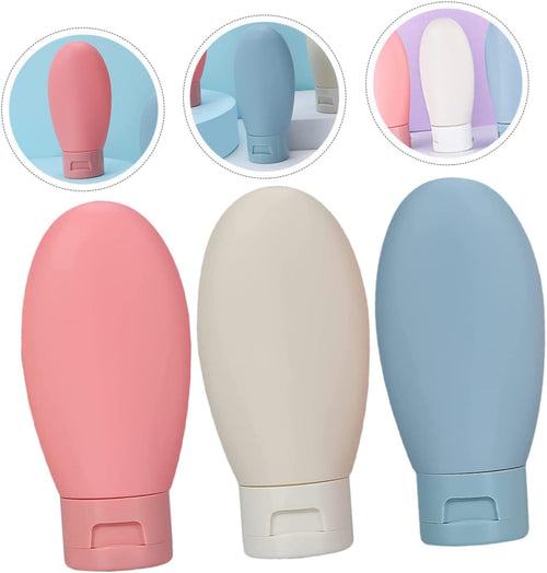 Kit 03 bouteilles de voyage en silicone