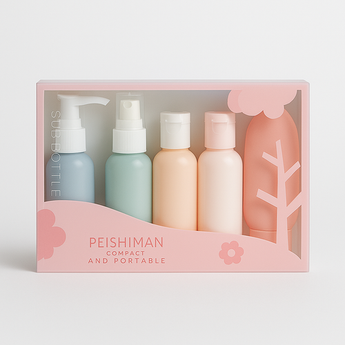 Kit de Flacons de Voyage – Compact et Prêt à Offrir
