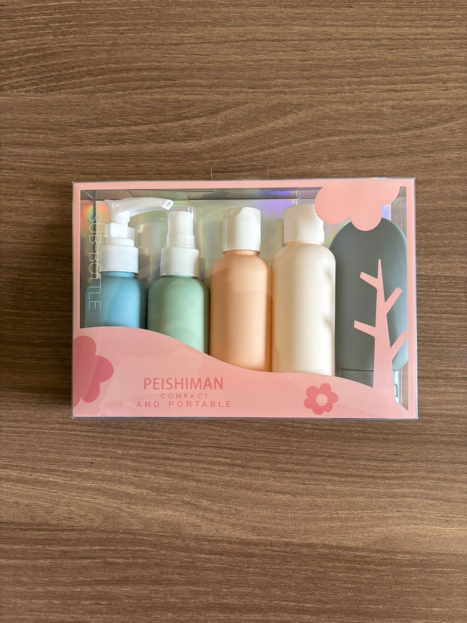 Kit de Flacons de Voyage – Compact et Prêt à Offrir