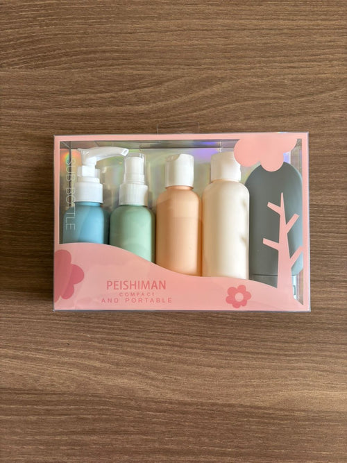 Kit de Flacons de Voyage – Compact et Prêt à Offrir