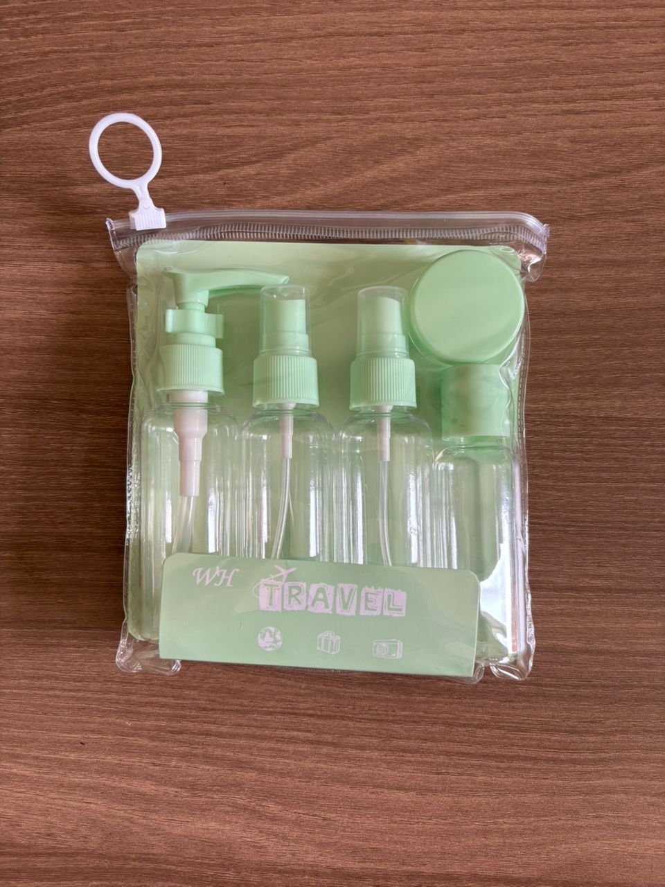 Kit Flacons de Voyage WH Travel – Format Cabine & Réutilisable