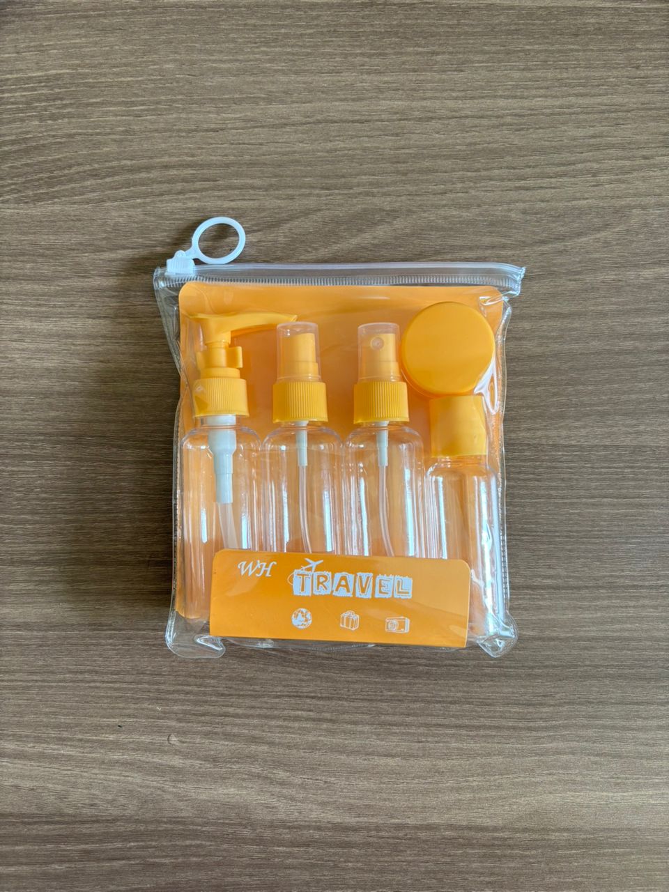 Kit Flacons de Voyage WH Travel – Format Cabine & Réutilisable