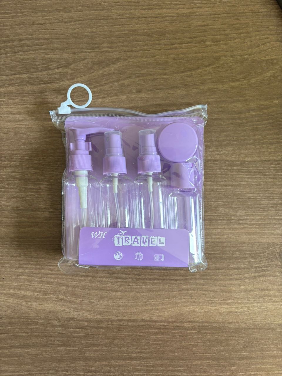 Kit Flacons de Voyage WH Travel – Format Cabine & Réutilisable